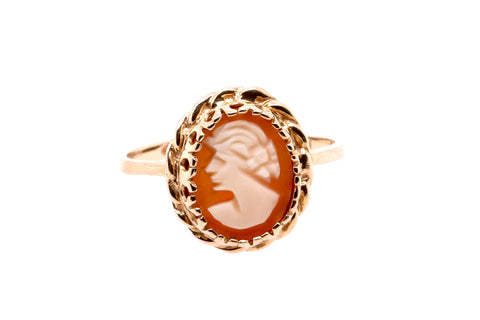 Red Cameo Ring