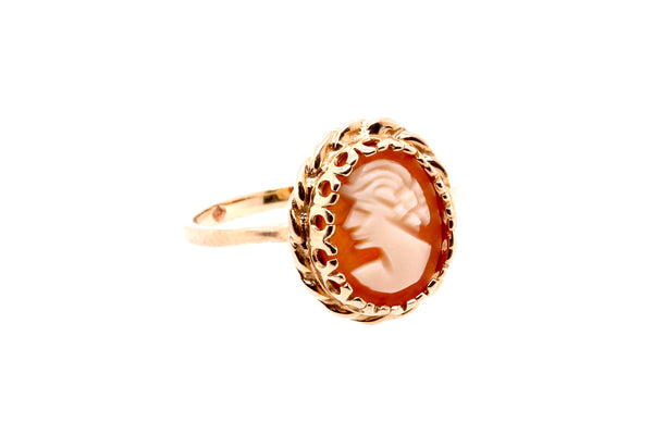 Red Cameo Ring